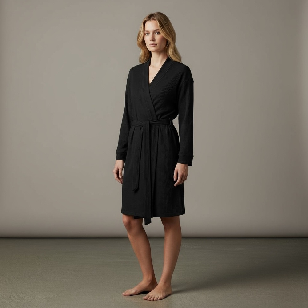 SKIMS Soft Lounge Short Robe | Onyx | M | NWT